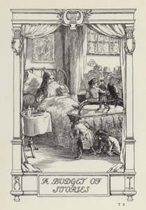 Een ander boek met verzen voor kinderen: Een begroting van verhalen (litho) door Francis Donkin Bedford