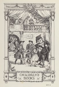 Een ander boek met verzen voor kinderen: Kinderboeken (litho) door Francis Donkin Bedford