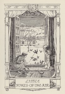 Een ander boek met verzen voor kinderen: Kleine vogels in de lucht (litho) door Francis Donkin Bedford
