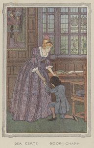 Illustratie voor De geschiedenis van Henry Esmond (kleurenlitho) door Francis Donkin Bedford