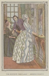 Illustratie voor De geschiedenis van Henry Esmond (kleurenlitho) door Francis Donkin Bedford