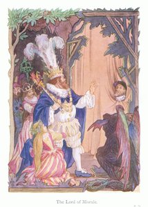 De heer van wanbestuur (kleurenlitho) door Francis Donkin Bedford