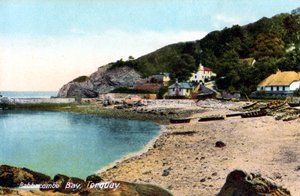 Babbacombe baai, Torquay, Devon, 20e eeuw door Francis Frith