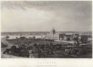 Calcutta in West-Bengalen door Francis Frith
