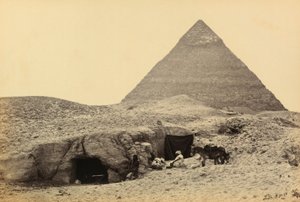 Egypte en Palestina: piramides van Kefren en graven in de vesting van Gizeh, Opper-Egypte