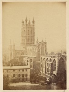 Kathedraal van Gloucester door Francis Frith