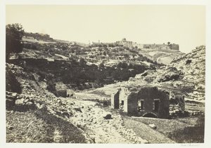 Jeruzalem vanaf de muur van En-Rogel, 1857