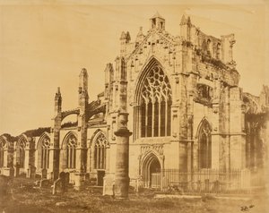 Abdij van Melrose door Francis Frith