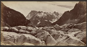 Mer de Glace, Mont Blanc door Francis Frith