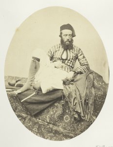 Portret, Turks Zomerkostuum door Francis Frith