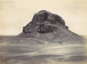 Piramide bij Dahshur, ca. 1857