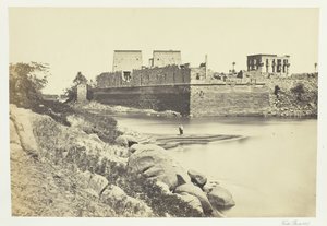 Zuidkant van het eiland Philae, 1857