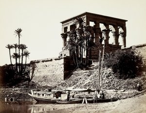 De Hypaethral-tempel, Philae (Egypte)