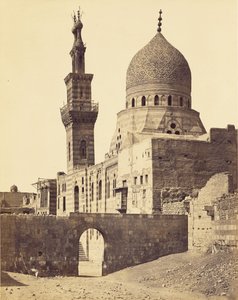 De moskee van emir Akhoor, Caïro door Francis Frith