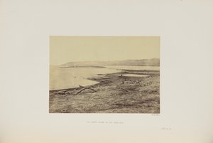 De noordelijke oever van de Dode Zee