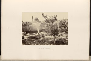 De poel van Bethesda, enz., Jeruzalem door Francis Frith