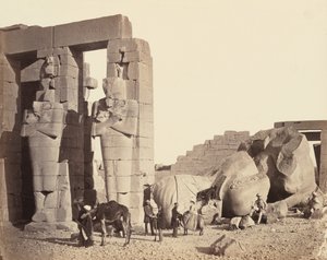 Het Ramesseum van El-Kurneh, Thebe, Eerste Aanblik