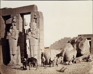 Het Rameseum van El-Kurneh, Thebe