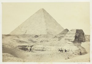 De sfynx en de grote piramide, Geezeh