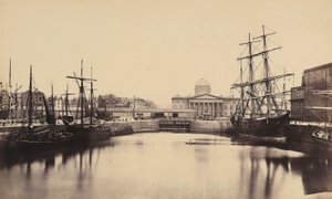 De haven van Liverpool door Francis Frith
