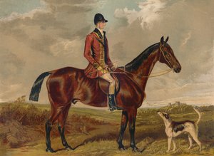 Mr Charles Davis - Jager van de Koninklijke Buckhounds door Francis Grant