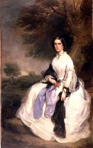 Portret van mevrouw John Hick, ca. 1861