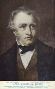 Thomas Babington Macaulay (1800-1859), Engels politicus en historicus