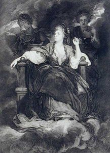 Mrs Siddons in de rol van een Tragische Muze