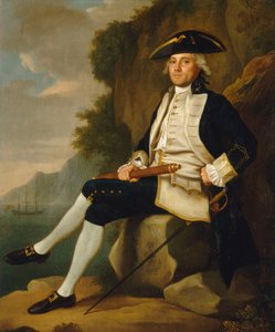 Kapitein Sir Edward Vernon (1723-1794), midden 18e eeuw door Francis Hayman