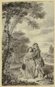 Illustratie bij Roderick Random, door Tobias Smollett