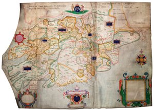 Provincie Munster, Ierland, ca. 1595 door Francis Jobson