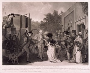 Moordaanslag op koning George III, 1786 door Francis Jukes