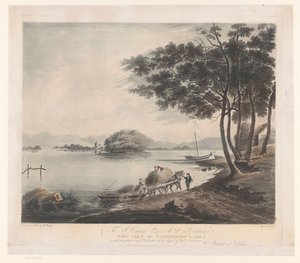 Gezicht op Windermere door Francis Jukes