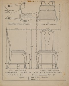 Stoel door Francis Law Durand
