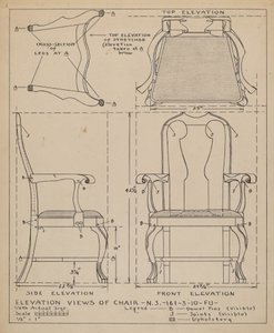 Stoel door Francis Law Durand