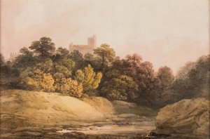Landschap, c.1840 door Francis Nicholson