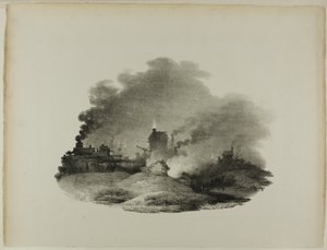 Bij Wellington, Shropshire door Francis Nicholson