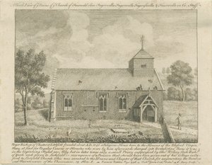 Afscheid Kerk: ets, nd [1740] door Francis Perry