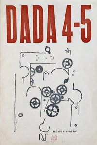 2e Cover van "Dada 4-5" door Picabia (1879-1953), literaire en artistieke collectie, juli 1917.
