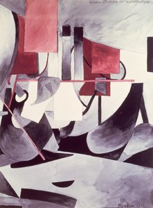 Ballerina op een oceaanstomer door Francis Picabia