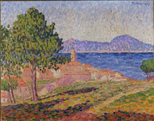 Uitzicht op Saint-Tropez vanaf de Zita- delle door Francis Picabia