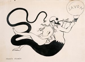 Tekening voor het dadaïstische tijdschrift 