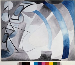 Franse onstuimigheid (olieverf op doek) door Francis Picabia