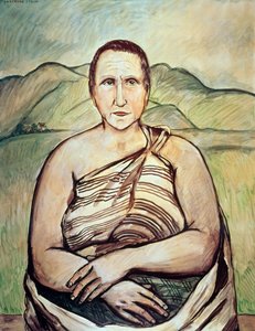 Gertrude Stein (1874-1946) (oil on canvas)