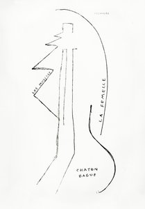 Poemes et Dessins de la Fille nee sans Mere, nr.23, uitgegeven door Imprimeries Reunies, Lausanne