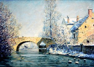 Pont Aubert, sneeuweffect
