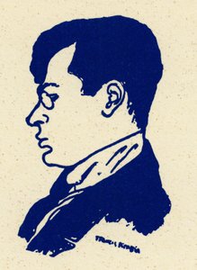 Portret van Tristan Tzara (Samuel Rosenstock