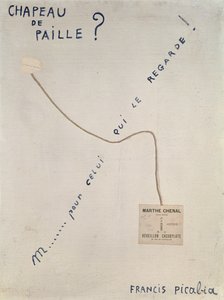 Strohoed door Francis Picabia
