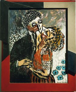 De kus (The kiss) Schilderij van Francis Picabia (1879-1953) 1924 Afm 92x73,8 cm Turijn Galleria Arte Moderna door Francis Picabia