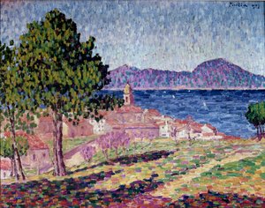 Uitzicht op Saint Tropez, de Citadel door Francis Picabia